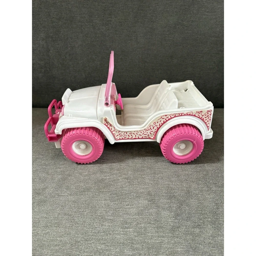 Genuine 1987‎ MATTEL ARCO Barbie White Jeep **READ